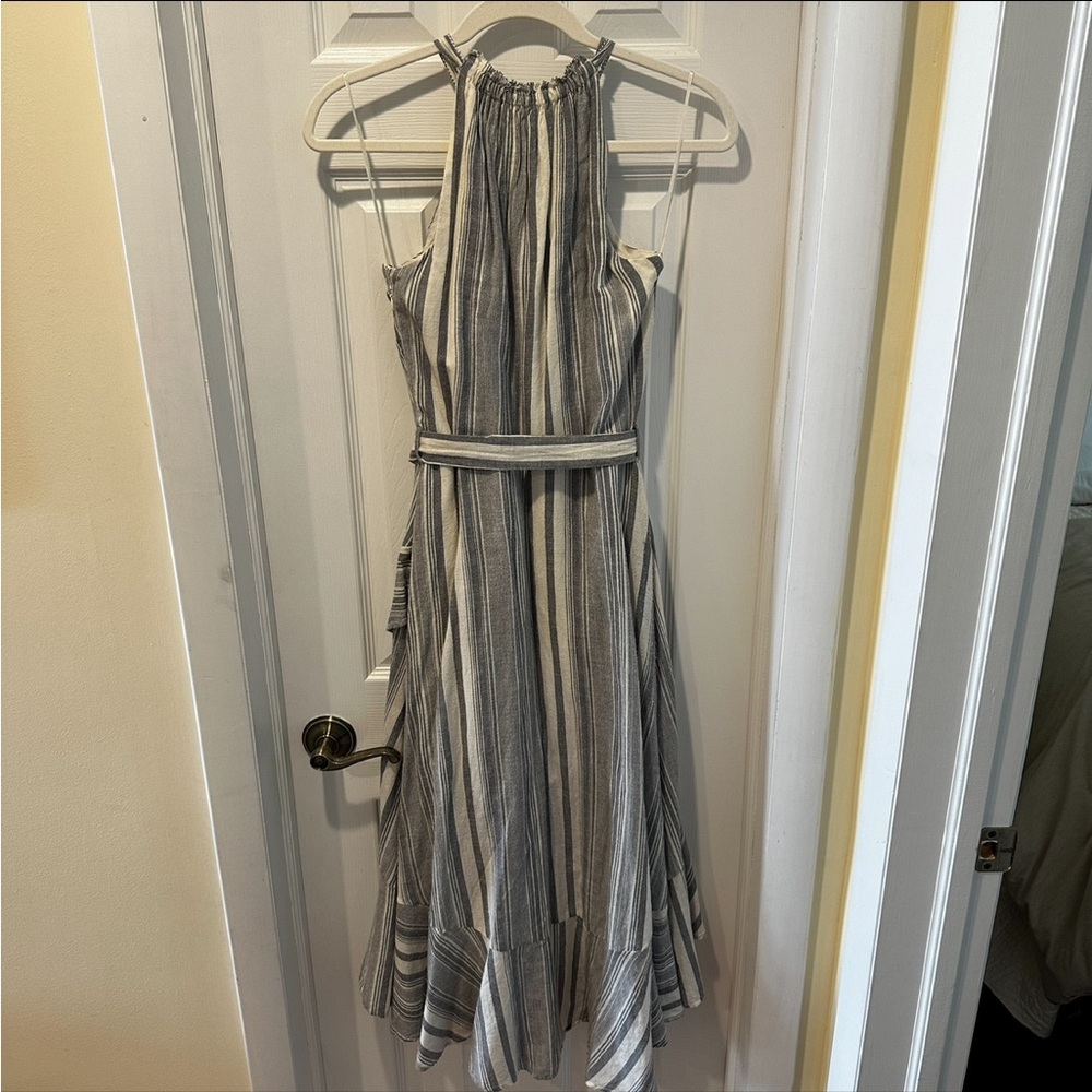 TTAHARI Striped Halter Neck Dress - Picture 4 of 16